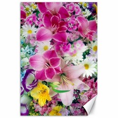 Colorful Flowers Patterns Canvas 20  X 30   by BangZart