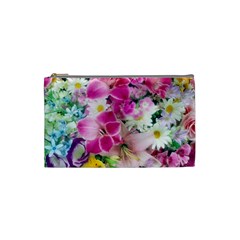 Colorful Flowers Patterns Cosmetic Bag (small)  by BangZart