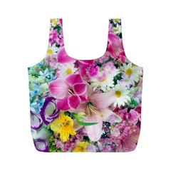 Colorful Flowers Patterns Full Print Recycle Bags (m)  by BangZart