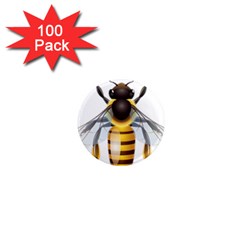 Bee 1  Mini Magnets (100 Pack)  by BangZart