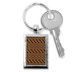 Batik The Traditional Fabric Key Chains (rectangle)  by BangZart