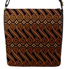 Batik The Traditional Fabric Flap Messenger Bag (s) by BangZart