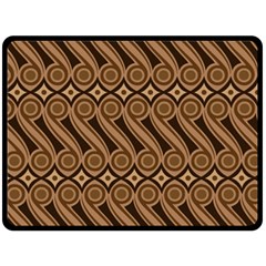 Batik The Traditional Fabric Double Sided Fleece Blanket (large)  by BangZart