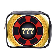 Casino Chip Clip Art Mini Toiletries Bag 2-side