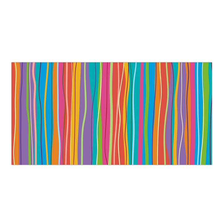 Colorful striped background Satin Shawl