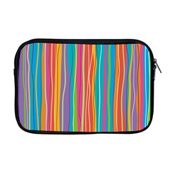 Colorful Striped Background Apple Macbook Pro 17  Zipper Case by TastefulDesigns