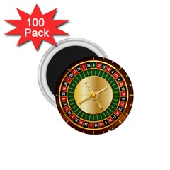 Casino Roulette Clipart 1 75  Magnets (100 Pack)  by BangZart