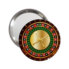 Casino Roulette Clipart 2 25  Handbag Mirrors by BangZart