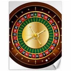 Casino Roulette Clipart Canvas 12  X 16   by BangZart