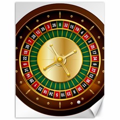 Casino Roulette Clipart Canvas 18  X 24   by BangZart