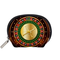 Casino Roulette Clipart Accessory Pouches (small)  by BangZart