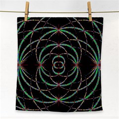 Abstract Spider Web Face Towel