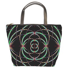 Abstract Spider Web Bucket Bags by BangZart