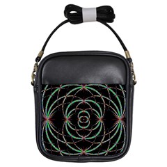 Abstract Spider Web Girls Sling Bags by BangZart