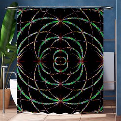 Abstract Spider Web Shower Curtain 60  X 72  (medium)  by BangZart