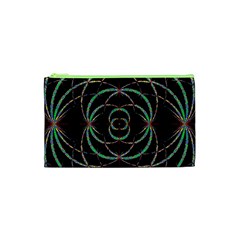 Abstract Spider Web Cosmetic Bag (xs) by BangZart