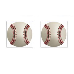 Baseball Cufflinks (square) by BangZart