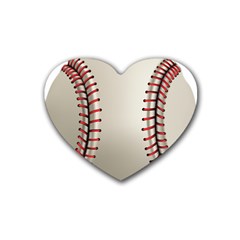 Baseball Heart Coaster (4 Pack)  by BangZart