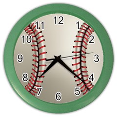 Baseball Color Wall Clocks by BangZart