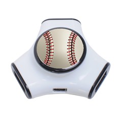 Baseball 3-port Usb Hub by BangZart