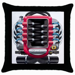 Car Engine Throw Pillow Case (black) by BangZart