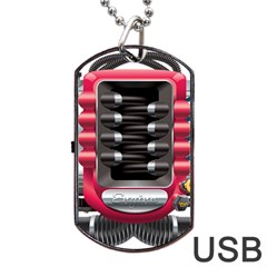 Car Engine Dog Tag Usb Flash (two Sides) by BangZart