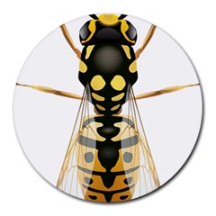 Wasp Round Mousepads by BangZart