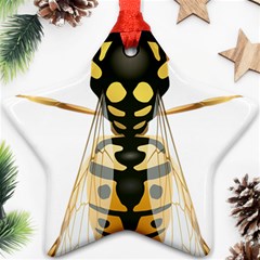 Wasp Star Ornament (two Sides) by BangZart