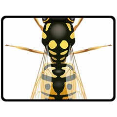 Wasp Fleece Blanket (large)  by BangZart