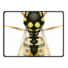 Wasp Fleece Blanket (small) by BangZart