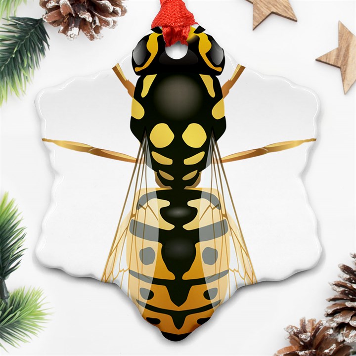 Wasp Ornament (Snowflake)