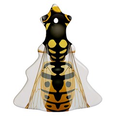 Wasp Christmas Tree Ornament (two Sides) by BangZart