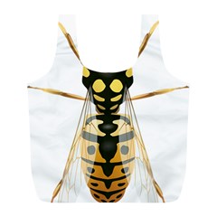 Wasp Full Print Recycle Bags (l)  by BangZart