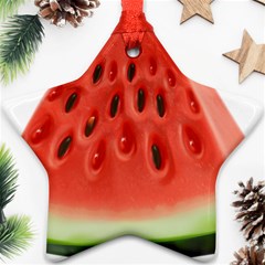 Piece Of Watermelon Ornament (star) by BangZart