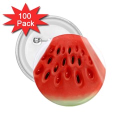 Piece Of Watermelon 2 25  Buttons (100 Pack)  by BangZart