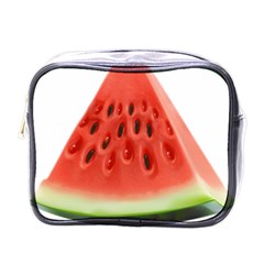 Piece Of Watermelon Mini Toiletries Bags by BangZart