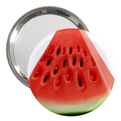 Piece Of Watermelon 3  Handbag Mirrors by BangZart