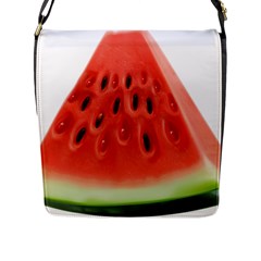 Piece Of Watermelon Flap Messenger Bag (l)  by BangZart