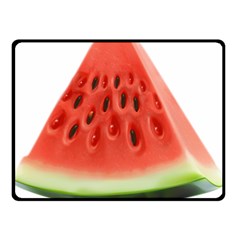 Piece Of Watermelon Double Sided Fleece Blanket (small)  by BangZart