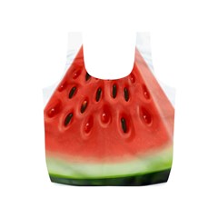 Piece Of Watermelon Full Print Recycle Bags (s)  by BangZart