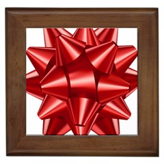 Red Bow Framed Tiles by BangZart