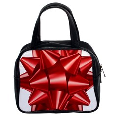 Red Bow Classic Handbags (2 Sides) by BangZart