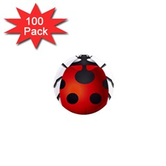 Ladybug Insects 1  Mini Magnets (100 Pack)  by BangZart