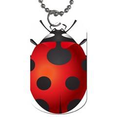 Ladybug Insects Dog Tag (one Side) by BangZart