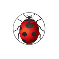 Ladybug Insects Hat Clip Ball Marker (10 Pack) by BangZart