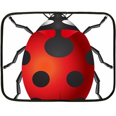 Ladybug Insects Fleece Blanket (mini) by BangZart