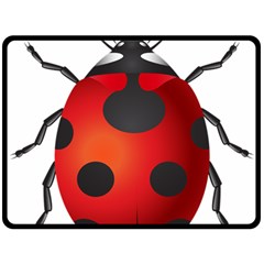 Ladybug Insects Fleece Blanket (large)  by BangZart