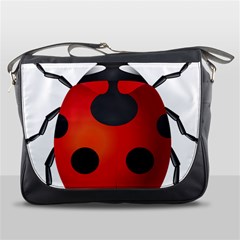 Ladybug Insects Messenger Bags by BangZart