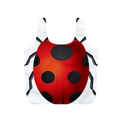 Ladybug Insects Full Print Recycle Bags (s)  by BangZart