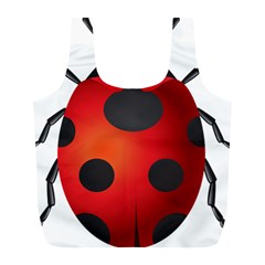 Ladybug Insects Full Print Recycle Bags (l)  by BangZart